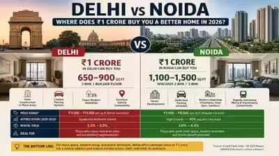 Delhi vs Noida